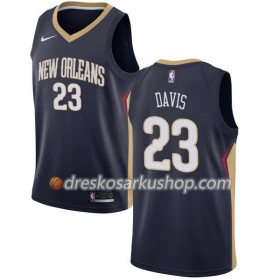 Muški NBA Dres New Orleans Pelicans Anthony Davis 23 Nike 2017-18 Navy Swingman
